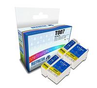 Refresh Cartridges Compatible Ink Cartridge Replacement for Epson T007 (Multi-Colour)