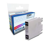 Refresh Cartridges Compatible Ink Cartridge Replacement for Epson T7551 (Black)