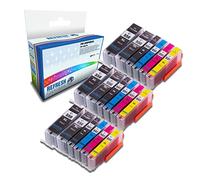 Refresh Cartridges Set of 18 Compatible Ink Cartridge Replacements for Canon PGI-550PGBKXL / 550XL & 551XL (Multi-Colour)