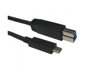 Refresh Cartridges USB Type C Male 5Gbps To USB 3 Type B Male cable - 3 Metres