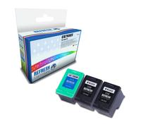 Refresh Cartridges Value Pack 2x #338/1x #343 Ink Compatible With HP Printers