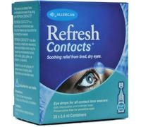 Refresh Contact Eye Drops 20 X 0.4ml, White