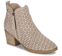 Refresh Low Ankle Boots 172784 in Beige 4