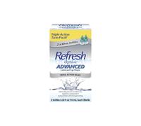 Refresh Optive Lubricant Eye Drops Advanced, 0.33 fl. Oz. bottles 2 Pk