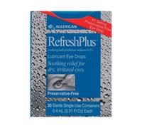 Refresh Plus 0.4 ml Lubricant Eye Drops 30s Preservative Free Formula to Instantly Relieve Dryness and Provide Long Lasting Eye Comfort