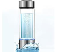 Refresh Rain Hydrogen Water Bottle, Portable Hydrogen-Rich Water Glass Rechargeable Ion Water Generator Hydrogen-Rich Water Cup Generator for Home Travel, Water Ionizer, (1000-1300ppb)