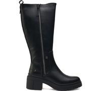 Refresh Womens Inside Zip Knee-High Boots Black