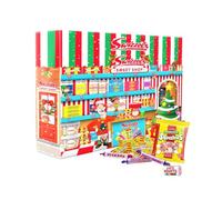Refresher Bars, Squashies, Love Hearts, Drumstick, Fizzers, Parma Violets Sweets Christmas Advent Calender 220g - Retro Sweets Advent Calender for Kids & Adults