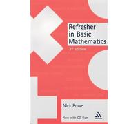 Refresher in Basic Mathematics