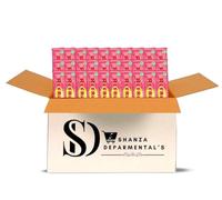 Refreshers Strawberry Chew Bars - Classic Retro Sweets | Fizzy Sherbet-Filled Strawberry Chewy Bars | Vegetarian-Friendly Candy for Parties, Sharing & Gifting (30 Bars)