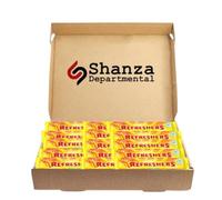 Refreshers Tropical Chew Bar 18g - Mango & Pineapple Flavour with Fizzy Sherbet Centre | Vegan & Vegetarian-Friendly Retro Sweet | Fun Fruity Treat for Sharing (15 Bars)