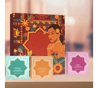 Refreshing Bath Kit Gift Box | Luxury Ayurvedic Soap Collection - Jasmine & Mogra, Sandalwood & Turmeric, Hydrating Gulab Soap | Natural Cleansing & Skin Care Pack