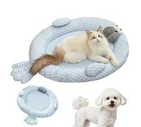 Refreshing Cat Bed, Refreshing Kennel Cushion, Non-Slip and Washable | Cool Mat for Cats Puppy Dogs | Indoor Outdoor Garden Basket Sleeping Summer Puppy Stay Fresh
