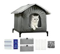 Refreshing Cat House | Large Foldable Double Layer Cool Shelter with Ice Packs | Insulated Cooling Pet Shelter - Suitable for Kittens All Seasons Indoor & Outdoor Use