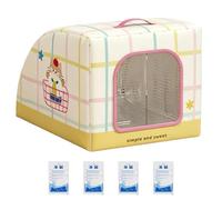 Refreshing Cat Kennel | Portable Insulated with Handle - Indoor Cat Kennel for Stray Animals for Outdoor in the Bedroom Living Room Balconies Courtyards Garden Terrace Farm