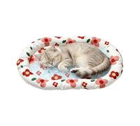 Refreshing Dog Bed | Soft Floral Pattern, Portable Waterproof Gel Dog Bed - Dog Basket - Senior Puppy Basket Car Garden Bedroom Home Summer Warm Sleep