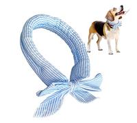Refreshing Dog Collar, Breathable Ice Bandana for Dogs with Stripes - Immediate Heat Dissipation Accessories for Hiking, Camping, Hunting, Outdoor Training