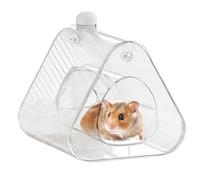 Refreshing House for Hamsters - Completely Transparent Waterproof Safe for Hamsters and Cinclies, Habitat Cage for Small Animals, for Home, Office, Balcony, Living Room