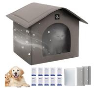 Refreshing Outdoor Cat Shelter - Shelter for Puppies, Transportable Insulated with Absorbent Bags and Cooling Gel for Pets in the House