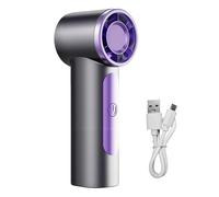 Refreshing Portable Fan - Rechargeable Personal Travel Fan with Strong Wind - Portable Elegant Large Airflows Hot Days Use Makeup Walking Weddings Camping