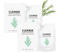 Refreshing Smooth & Glossy Hair Shampoo, Rosemary Hair Growth Shampoo for Thinning Hairs Women and Men Hairs Loss, Moisturizing, Controls Oily, Thicken & Strengthen Scalp (2Pcs)