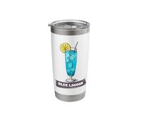 Refreshing Summer Vibes Blue Lagoon Stainless Steel Insulated Tumbler