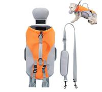 Refreshing Vest for Dogs with Harness - Cooling Jacket for Dogs - Breathable Animal Coat with Detachable Adjustable Straps for Small Puppies