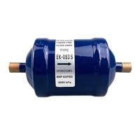 Refrigerant Filter Drier Flow Liquid Line 3/8'' EK-083S or EK-083 for CFC HCFC HFC Heat Pump, Ice make machine, Showcase, Freezer, Condensor unit,HVAC or Straight Cool Air Conditioners (EK-083S(WELD))
