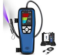 Refrigerant Leak Detector, Aprvtio ALD-200 3-in-1 Freon Leak Detector Tester A1 A2L A3 Refrigerants Compatible, Rechargeable, Multipule Alarm, Heated Diode Sensor for HVAC R32 R454B R410A R134A R290