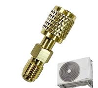 Refrigerant Tank Adapter - Vacuum Pump Port Connection Adapter,6mm Reverse Quick Connect for HVAC Heat Pump Systems