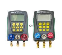 Refrigeration Digital Manifold HVAC Gauge High-Precision Vacuum Pressure Temperature Leakage Tester Dignostic Refrigeration Pressure Gauge