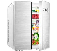 Refrigeration Mini Car Refrigerator 25L Dual-Core Double Door Design Home Dormitory Cooler And Warmer Car Home Dual Use Mini Fridge