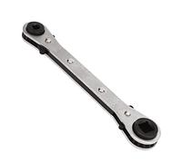 Refrigeration Ratchet Wrench,HVAC Service Wrench with 4 Different Sizes 3/8” 1/4” 5/16'' 3/16'' for Air Conditioning, Refrigeration Equipment, Equipment Repair