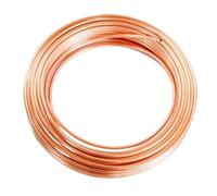 Refrigeration Soft Coil Copper Tubing, Copper Tube Coil T2 Copper Pipe Refrigeration Capillary Tubing Multiple Sizes(5METERS*8MM*1.5MM)