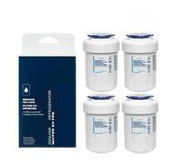Refrigerator Accessories/parts Water Filter，Compatible For GE， MWFP MWFA MWFAP MWFINT GWF06 GWFA HWF HWFA FMG-1 FMG DSS25KGREBB GCU23LGYDFSS(4pcs)