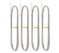 Refrigerator Cleaning Brush Flexible Long Pipe Scrub Brush Water Dredging Tool for Kitchen Bathroom Sink Drain Stainless Steel Nylon 4Pcs 61in