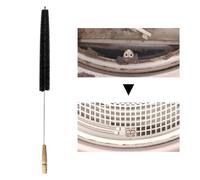 Refrigerator Coil Cleaning Brush - Ventilation Duct Tumble Dryer Cleaner | Coil Cleaning Scrubber with Wooden Handle, Flexible Refrigerator Coil Brush Lint Remover for Drain Cleaner, Discharge