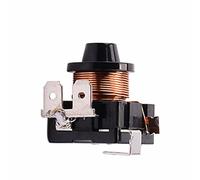 Refrigerator Coil Compressor Relay Starter, 3-Pin 1/2HP 375W Coil Compressor Relay Start Relay Refrigerator Starter for Portable Freezer, Beverage Cooler, Air-conditioning