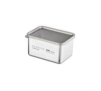 Refrigerator Compatible Stainless Steel Food Container Large Capacity with Lid Designed for Hygiene and Freshness Preservation with Raised Bottom (700ml)