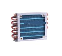 Refrigerator Condenser 7mm Copper Tube Aluminum Fin Small Radiator | Mini finned cooling coil for household refrigerator refrigeration system replacement(2x6x133)