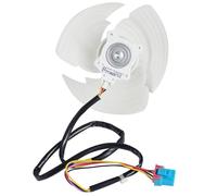 Refrigerator Condenser Fan Motor 12V 1A 4Pin Replacement Composite Rust Resistant for EAU62863101 EAU63103302 Refrigerator Condenser Fan Motor
