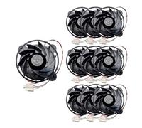 Refrigerator Cooling Fan Motor, Three-wire, Size 100x100, 10 Pieces, Compatible For Samsung/Haier DC 12V 0.26A 12035GE-12M-YT.