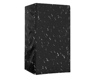 Refrigerator Cover - Black Oxford Freezer Cover, Waterproof Drink Cooler Protective Cover, Durable Sun Protection for Appliances, Universal All-Weather Outer Shell for Garden Refrigerators