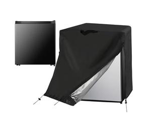 Refrigerator Cover - Durable Oxford Fabric Protection, Dustproof Device Sign, Compact Reusable Design, 300 g Lightweight | Waterproof Outdoor Kitchen Garage Basement Home Storage Solution