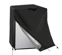 Refrigerator Cover with Double Zipper | Waterproof Dustproof Appliance Protector | Adjustable Lamb Closure, 600D Oxford Fabric, Will Freezer See