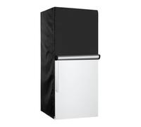 Refrigerator Covers - Outdoor Refrigerator Cover | Upright Freezer Cover | Outdoor Fridge Waterproof Cover | Zipper Oxford Fabric Freezer Protector, Fridge Protective Supplies For Shops, Home (Black)