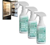 Refrigerator Defrosting Deicer Spray - Fast-Acting Fridge Freezer Defrost Brume,Removes Ice&Prevents Odors,Car Mini Fridge& Commercial Coolers Quick De-Icer,Multi-Use Freezer Defroster Spray (3pcs)