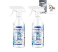 Refrigerator Defrosting Spray, Freezer Ice Remover Spray, Fast-Acting Refrigerator Defroster, Fast Action Ice Removal Sprays, Defrosting Sprays for Fridge Freezer, Saves Electricity and Odour. (2PCS)