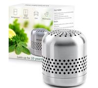 Refrigerator Deodorizer- Lasts for 10 Years, Long-Lasting Odor Eliminator for Fridge, Closet & Car, More Effective Than Baking Soda or Charcoal Bags (1 Pack)