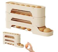 Refrigerator Dispenser | Roll Up Organizer, Space Saving Auto Organizer Multi Tier Kitchen Shelf